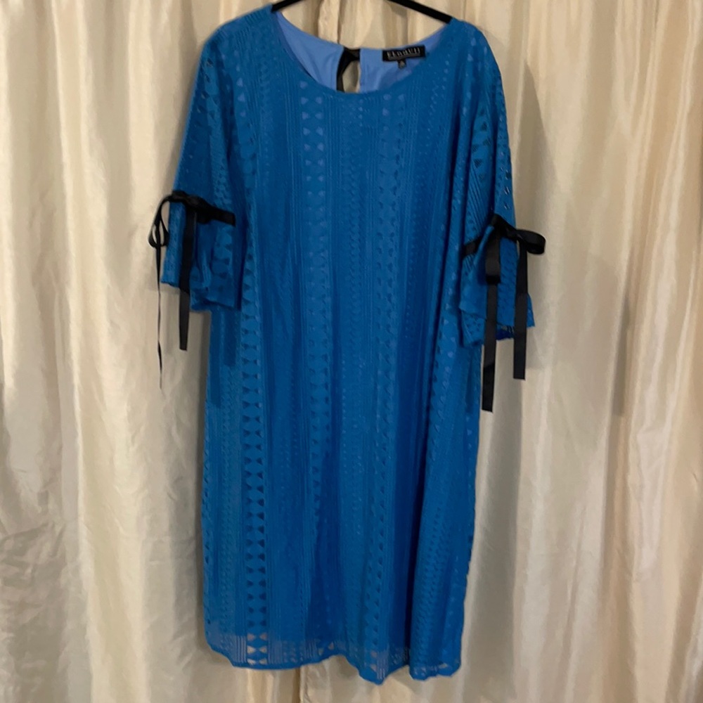 Beautiful blue dress by Eloquii